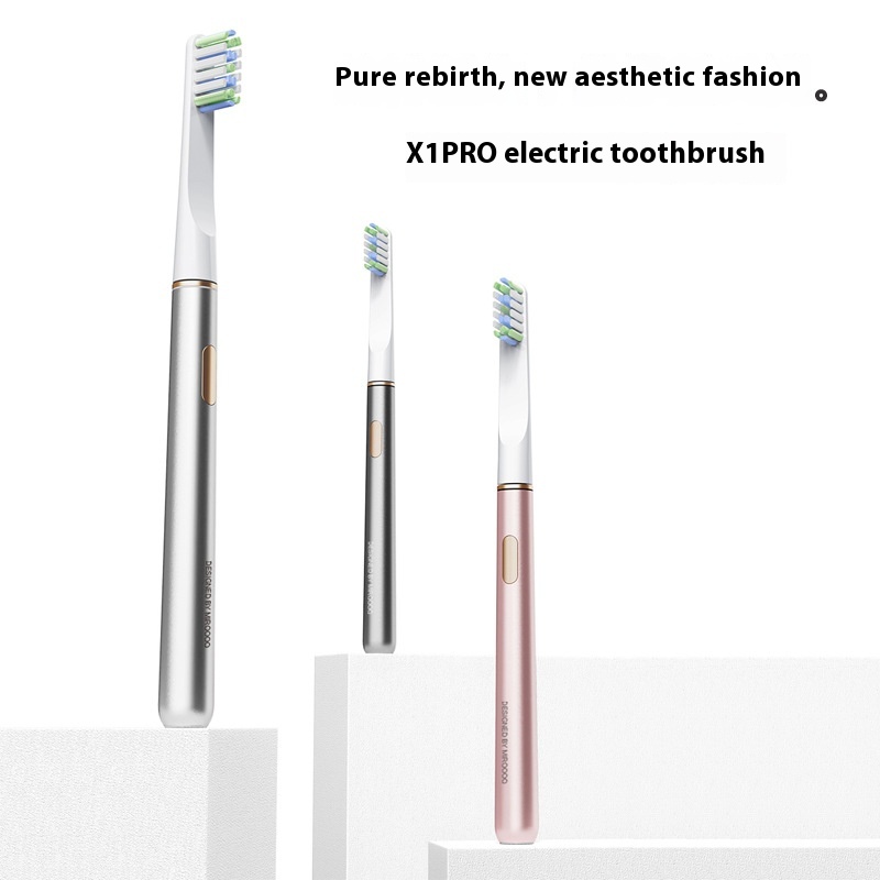Mikelin Sonic Electric Toothbrush Intelligent Vibration Magnetic Rechargeable Electric Toothbrush Camping Essential Electric Toothbrush