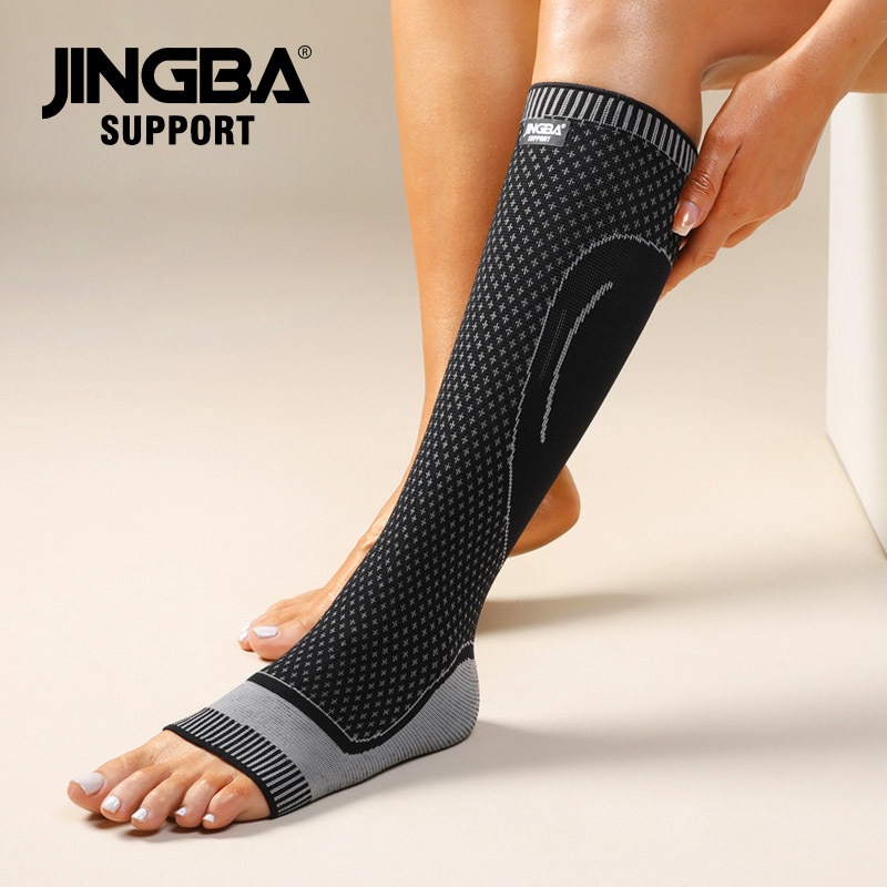 JINGBAAnkle Knitted Compression Warm Long Leggings Outdoor Sports Yoga Cycling Running Basketball