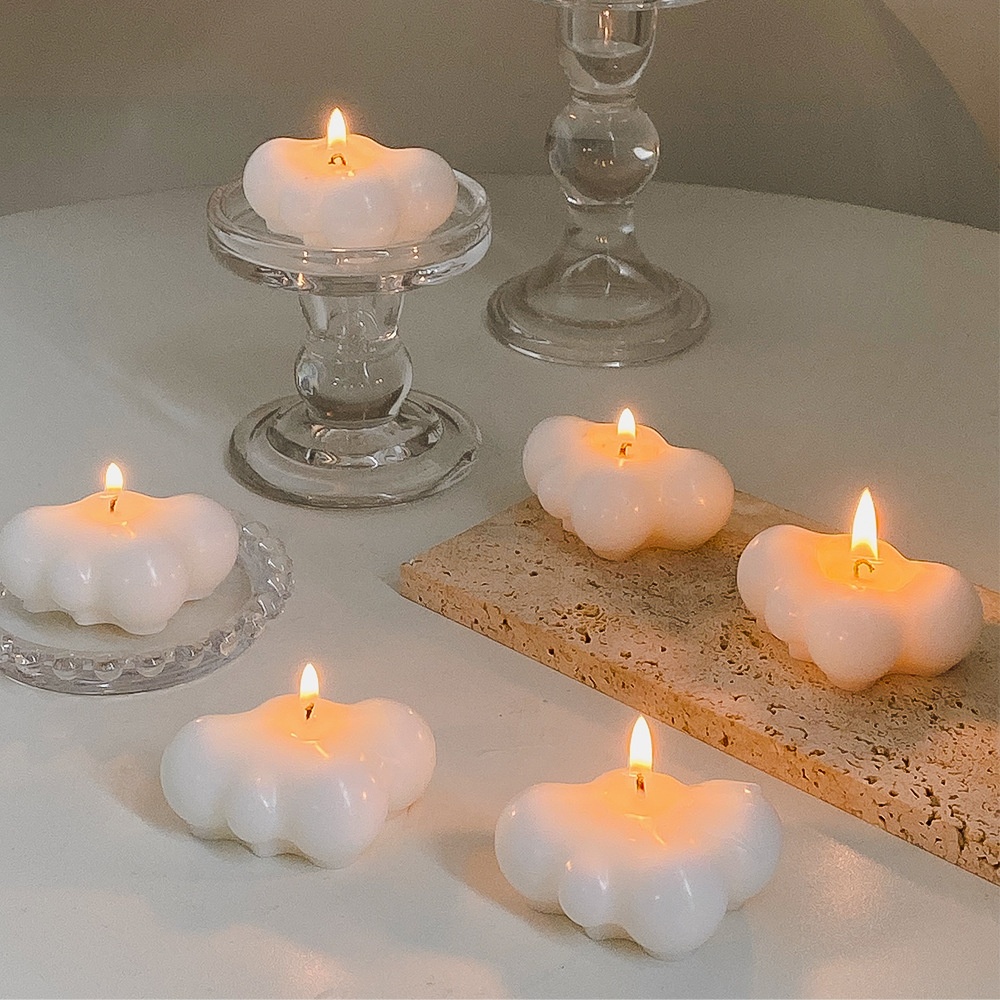 Small Cloud Aromatherapy Candle Room Creative Decoration Gift Cute Diy Handmade Birthday Candle Aromatherapy - 2