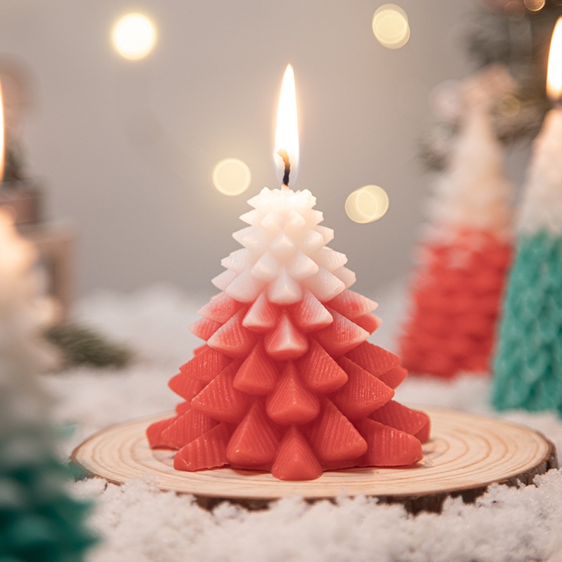 Christmas Tree Scented Candle-Creative Home Decoration For The Holiday Season.