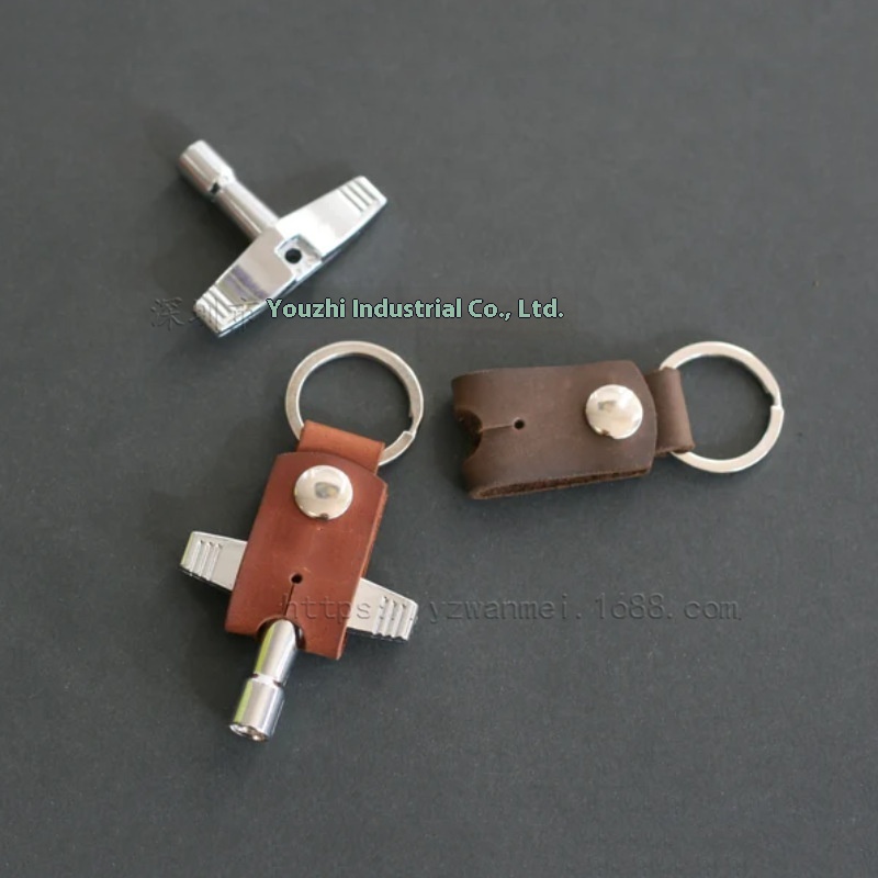 Drum Key Leather Case Drum Tuning Accessories Wrench Storage Set Drum Head Adjustment Wrench Set