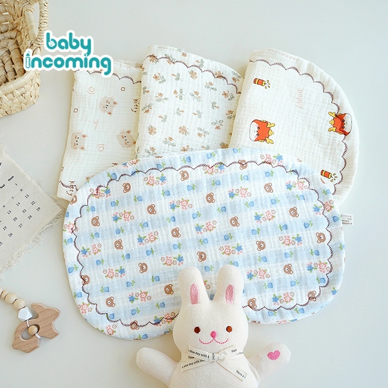 Children's Pillow0-6 Months Baby Cloud Pillow Baby Sweat-absorbent Breathable Anti-vomiting Pillow Eight-layer Gauze Pillow Towel