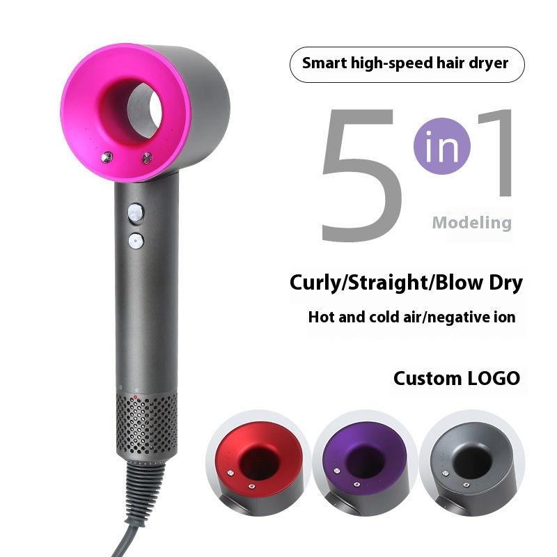 High-speed Hair Dryer Leafless Electrical Appliances Negative Ion Household Silent Dormitory Hair Dryer High Power