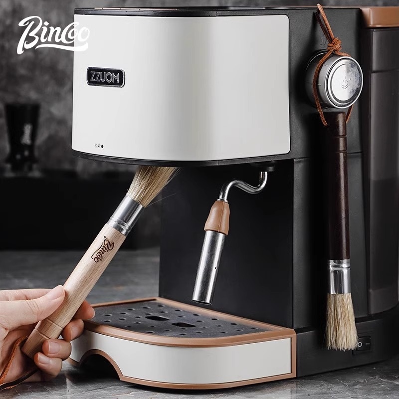 Bincoo Italian Coffee Brush Grinder Cleaning Brush Countertop Cleaning Soft Brush Coffee Powder Cleaning Brush