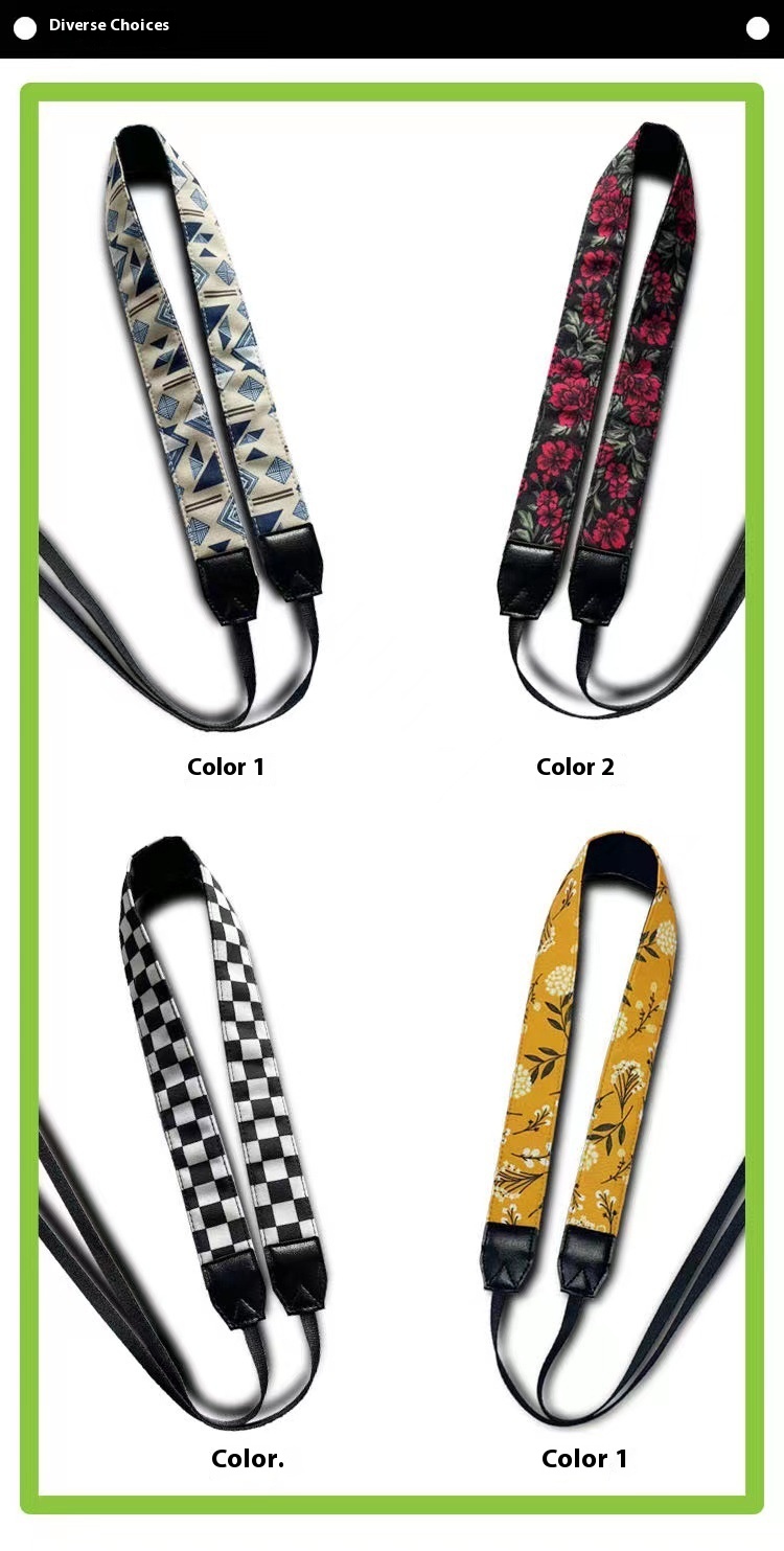 Direct Batch Retro Literary S L R Mirrorless Camera Shoulder Strap Photography Decompression Belt Universal S L R
