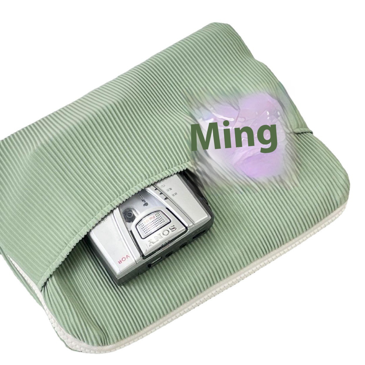 Korean Style Corduroy Computer Bag Cute Tablet11-inch Apple Notebook Storage Liner Bag Protective Cover - 5