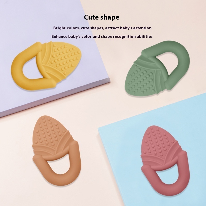 Children's Silicone Soothing Gel Bite Boiled Integrated Food Grade Baby Corn Teeth Gel