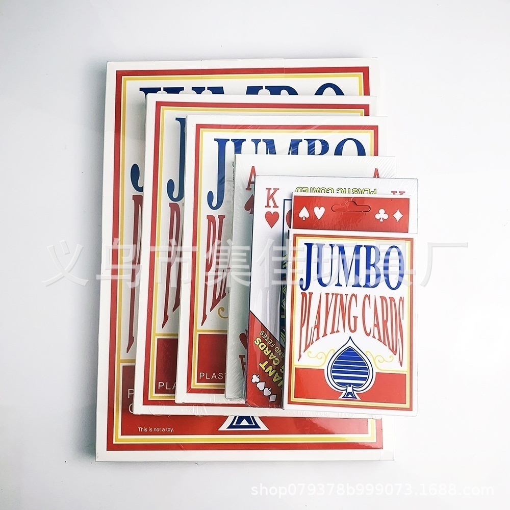 English Jumbo Giant Poker A4 Funny Big Playing Cards Super Large Giant Creative2 Times6 Times9 Times