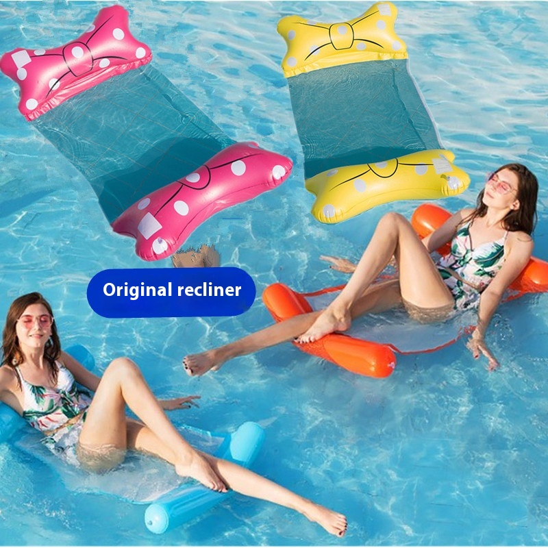 Hot-selling Inflatable Hammock With Net,Foldable Backrest,Floating Water,Recreation Lounge Chair,Floating Bed Sofa