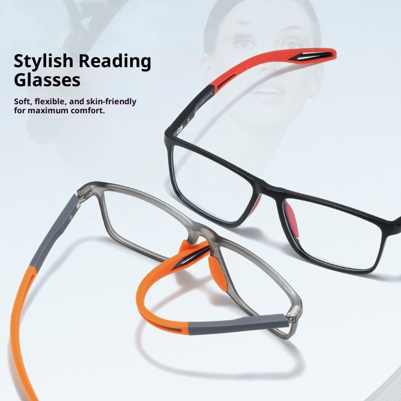 时尚超轻运动老花镜中老年男女高清防蓝光老花镜老花眼镜