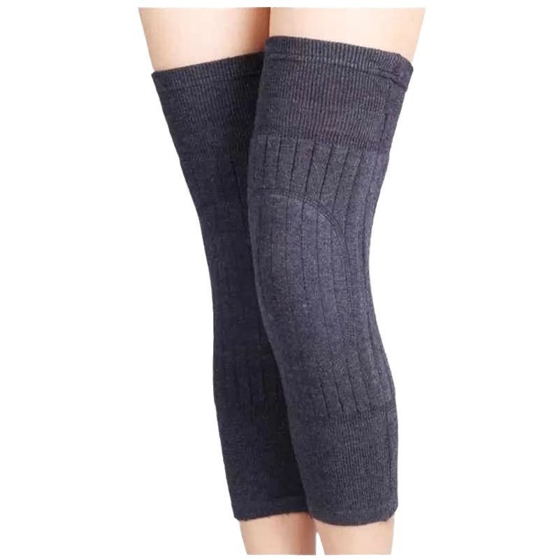 Knitted Cashmere Rabbit Fur Knee Cover Leg Cover Warm Men's And Women's Elderly Joint Cover Fleece-lined Thickened Autumn And Winter