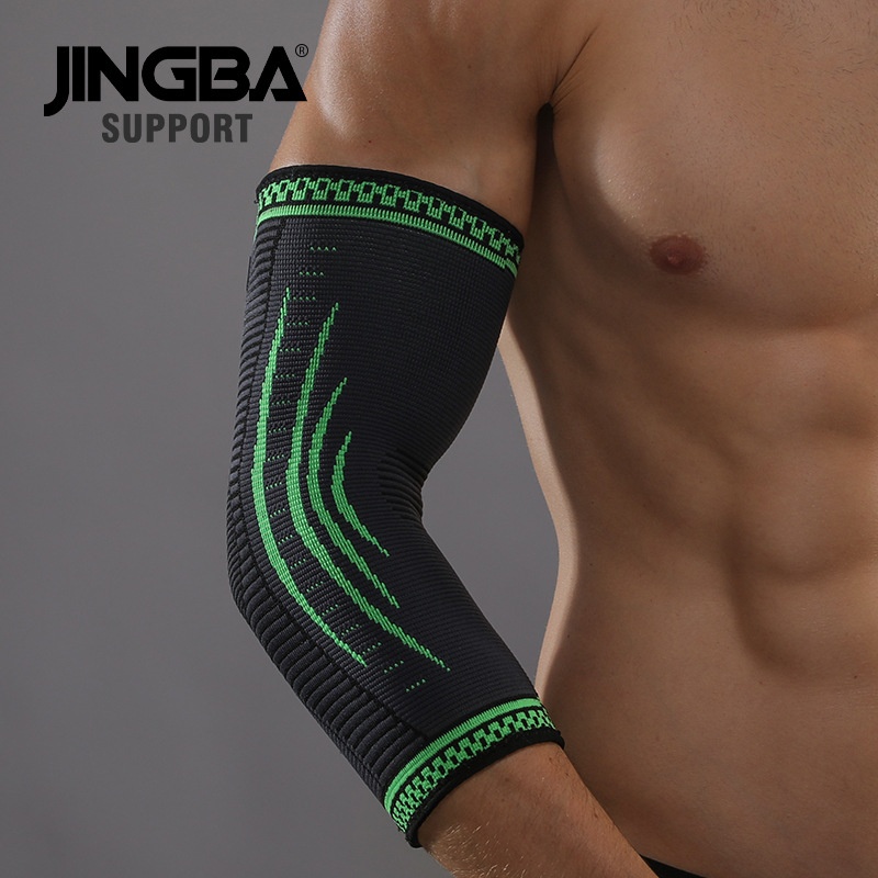 JINGBASports Elbow Pads Weightlifting Fitness Basketball Outdoor Cycling Taekwondo Badminton Adult Protective Gear