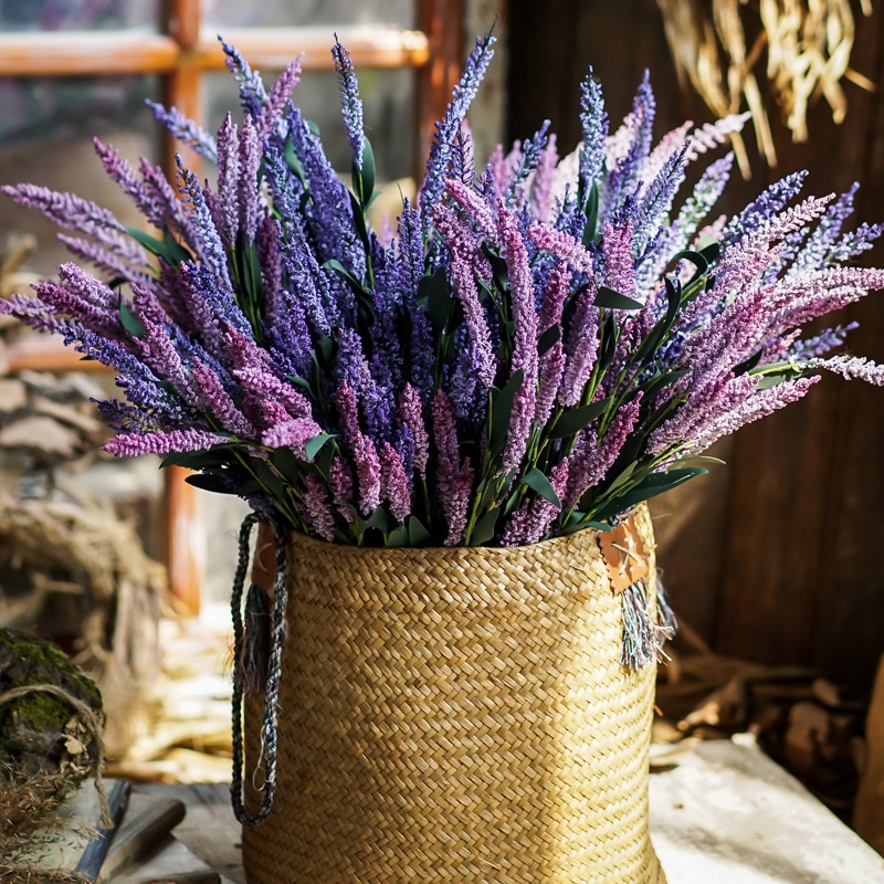 Forget-me-not Wedding Hotel Supplies62cm Lavender Home Decoration Artificial Flowers Artificial Flowers Living Room Artificial Bouquet