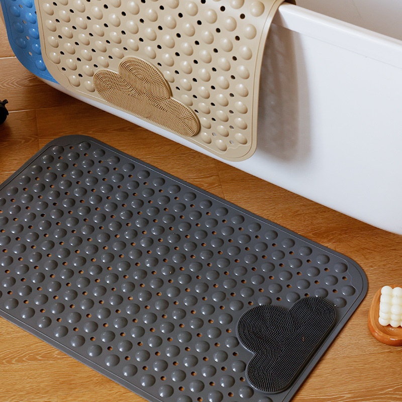 Bathroom Foot Mat Bathroom Anti-slip Mat Toilet Suction Cup Shower Anti-fall Bathroom Mat