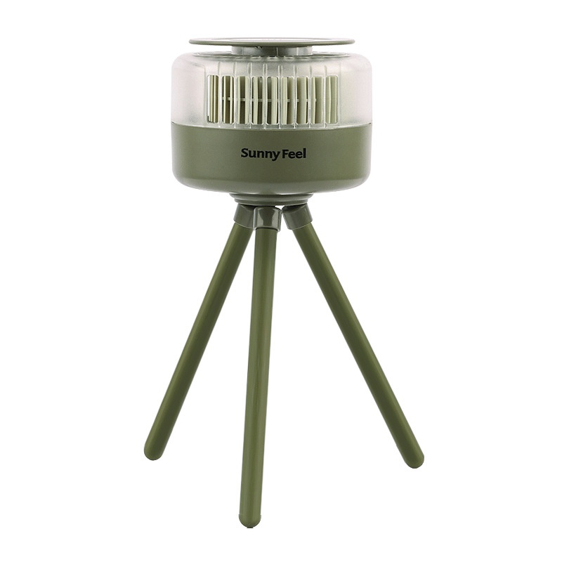 Outdoor Camping Mosquito Repellent Usb Charging Hanging Vertical Portable Tent Leafless Ceiling Fan