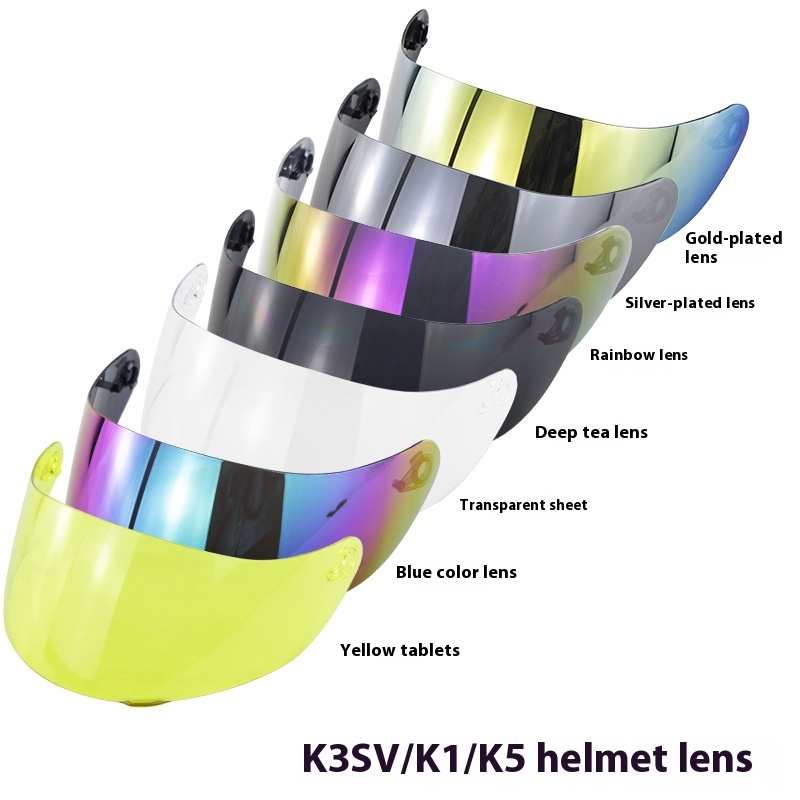 Adapter K1 K3 SVK5 Lens Motorcycle Helmet Lens Enhanced Lens Safety Lens AVariety Of Colors Optional