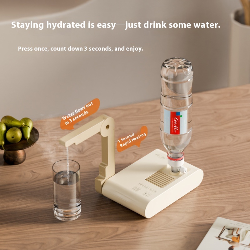 Portable Mini Tant Water Dispenser Seconds Hot Water Kettle Portable Foldable Small Travel Business