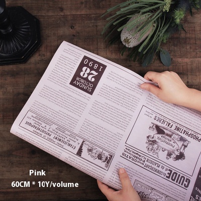 Valentine's Day English Wrapping Paper Vintagespaper Englishspaper Flower Wrapping Paper Bouquet Wrapping Paper Flower Shop