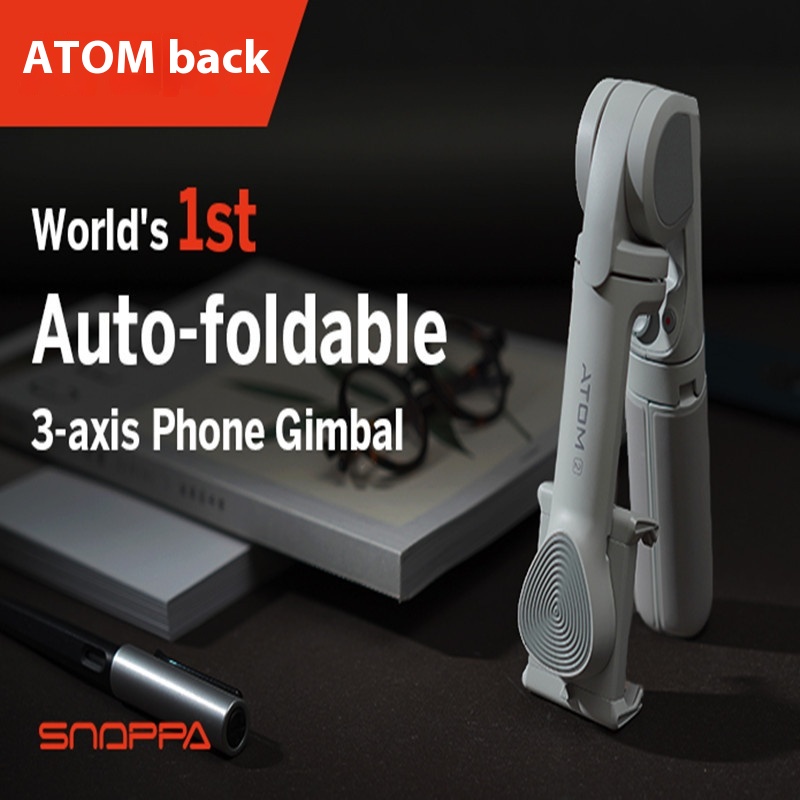 Shooting Atom2 Shell Folding Three-axis Mobile Phone Case Stabilizer Face Recognition Follow-up Handheld Anti-shake Gimbal