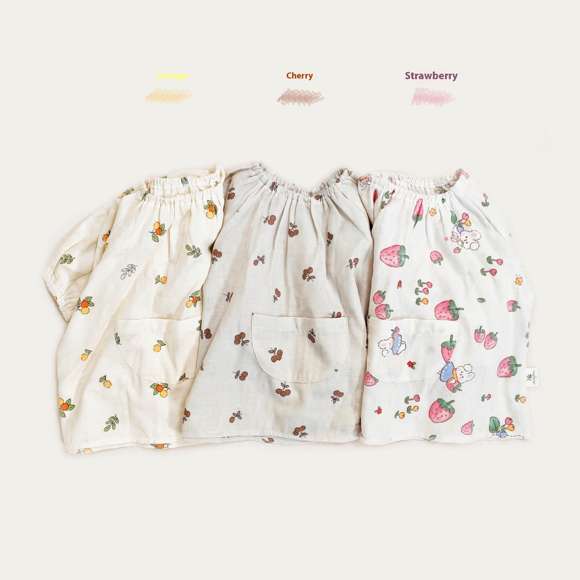 Korean Children's Home Clothes Suit Girls Yarn Cotton Nightdress Infant Breathable Air Conditioning Clothes Baby Bamboo Fiber Pajamas