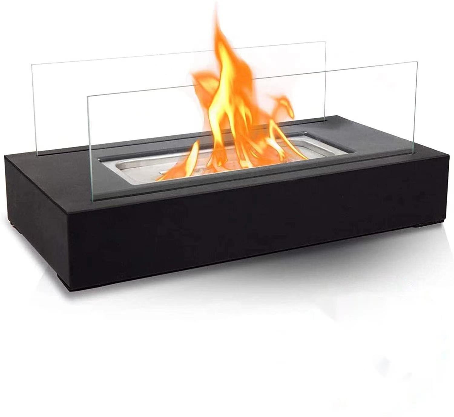 Desktop Rectangular Fireplace Rectangular Metal Fireplace Alcohol Fireplace Indoor And Outdoor Alcohol Stove
