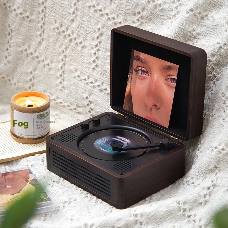 Album CD Player Retro Bluetooth Integrated Audio Music Disc