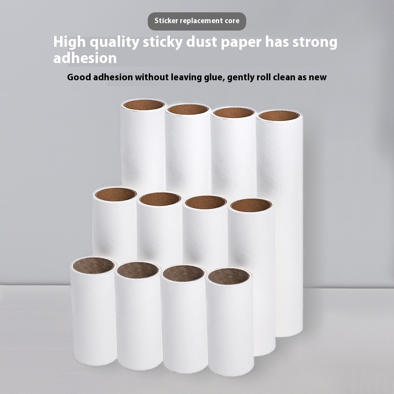 Hair Remover Roller Replacement Paper Household Clothing Hair Removal Roller Brush Hair Removal Roll Paper Sticky Roller Tear Paper Sticky Dust Replacement Core