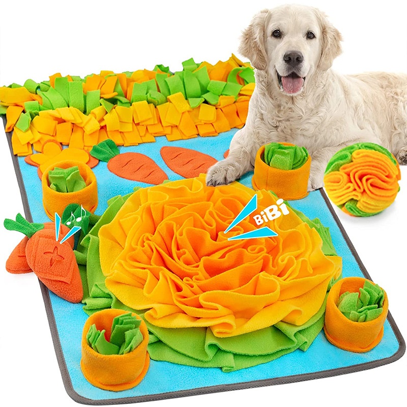 Large Pet Sniffing Mat Dog Bowl Boredom Relief Toy Dog Slow Eating Mat Pet Placemat