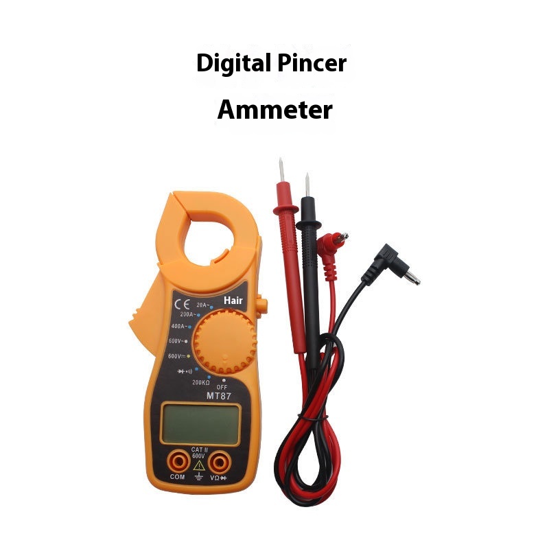 MT87 Multi-function Clamp Type Multimeter Clamp Ammeter Voltmeter Clamp Current Meter Digital Digital Display Clamp Meter Clamp Meter
