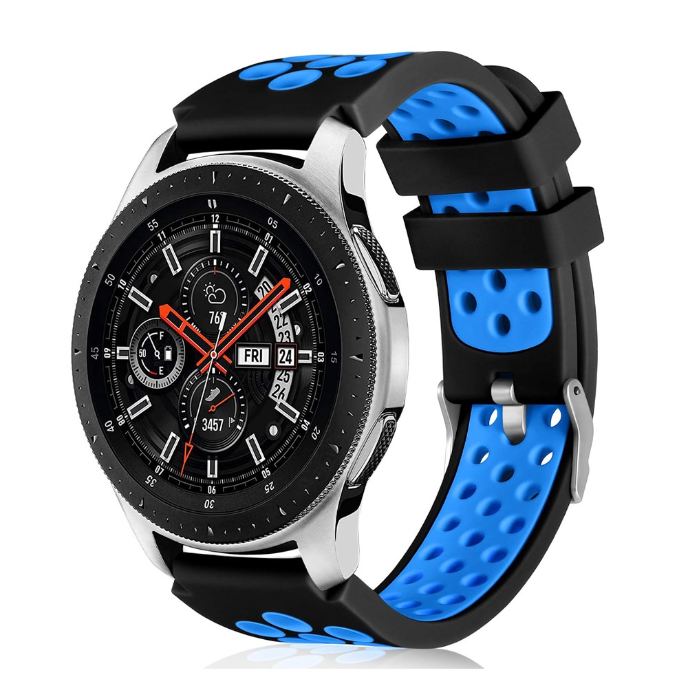 Suitable For Samsung Galaxy S3 Original Two-color Silicone Strap S4 Nike Round Hole Breathable22mm Silicone Strap
