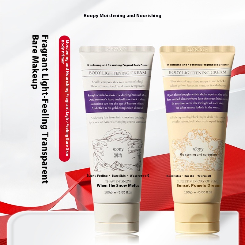 Roopy Runpei Fragrance Light-sensitive Naked Muscle Body Plain Cream Moisturizing And Moisturizing No False White