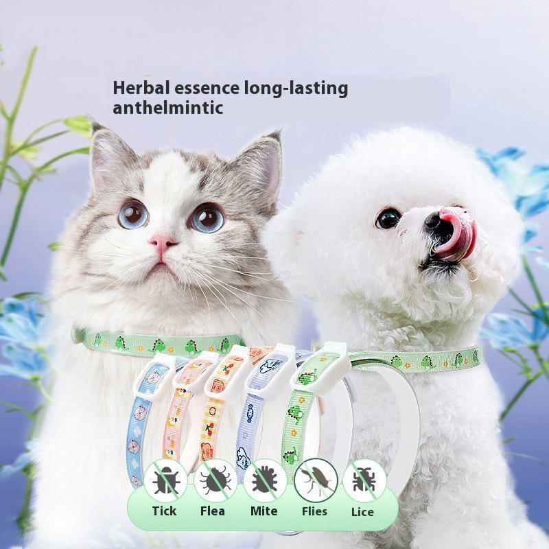 Four Seasons Dog Pet Essential Oil Anti-ect Collar Cat Collar Prevent Fleas,Lice,Mites And Flea Removal Supplies