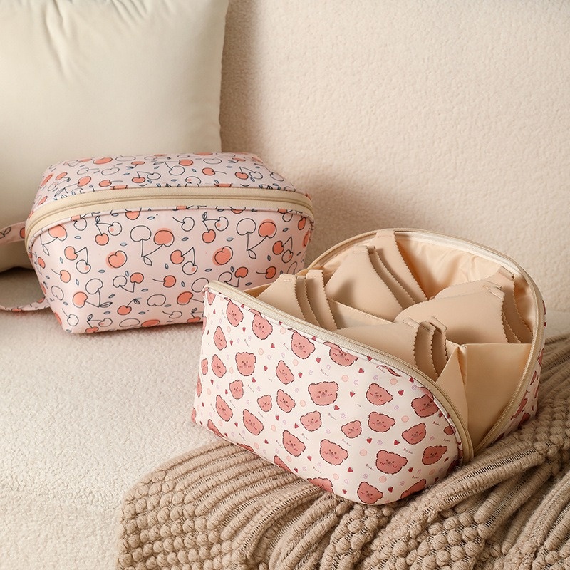 Large-capacity Colorful Bra Bag Moisture-proof Portable Underwear Storage Bag Fashionable High-value Underwear Storage Bag