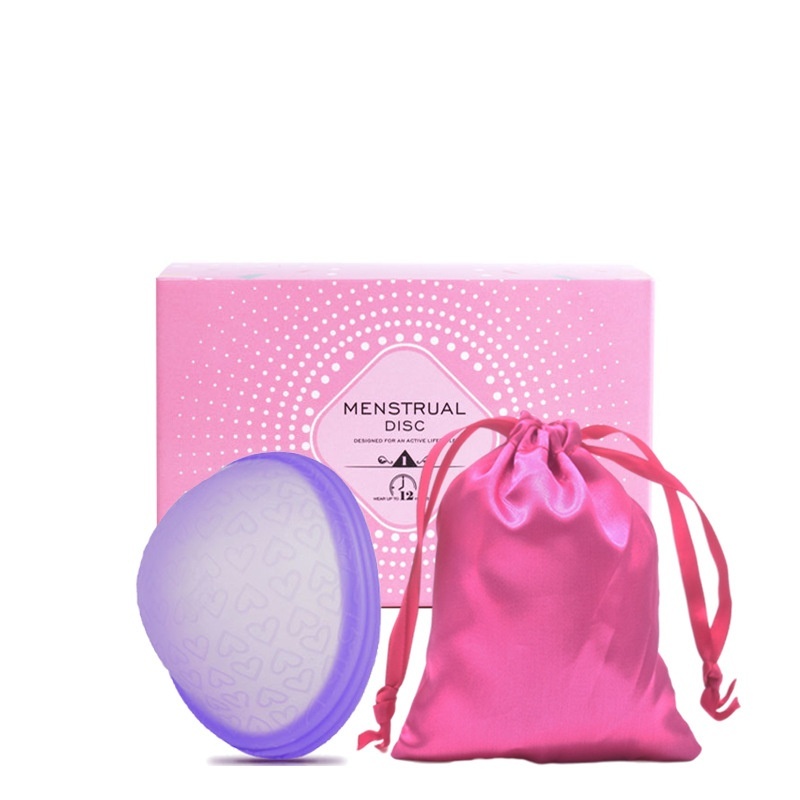 Silicone Menstrual Disc Leak-proof Aunt Cup Female Menstrual Care Products Reusable Menstrual Cup