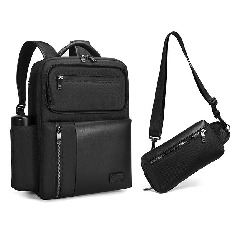 Men's Waterproof Letter Backpack For Outdoor Travel