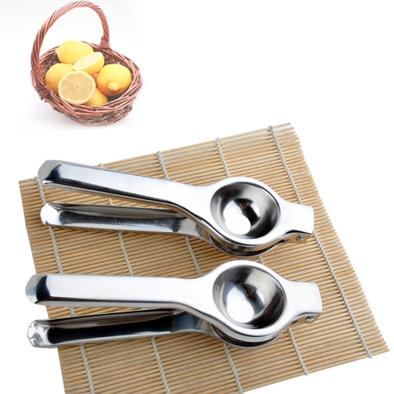 Household Lemon Clip Stainless Steel Manual Juicer Mini Juicer Creative Fruit Juicer Squeezer