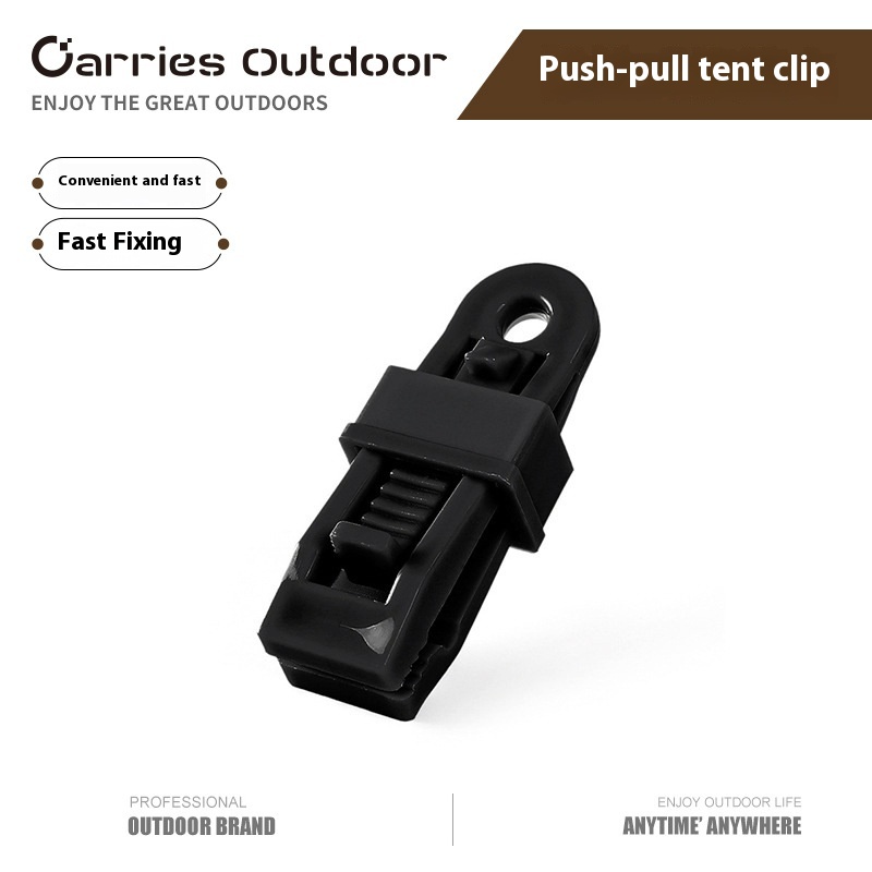 Tent Additional Pull Point Fixing Clip Outdoor Camping Canopy Hook Large Tent Clip Windproof Belt Barb Clip