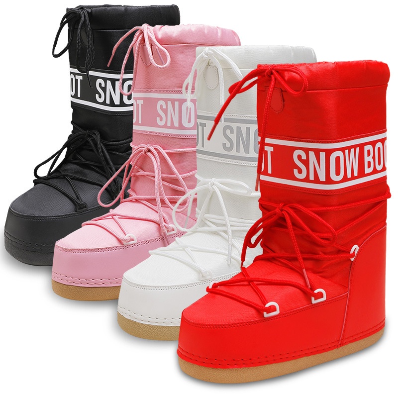 Distribution Winter Ski Space Boots Y High-Top Warm Women's Snow Boots Lightweight Moon Shoes