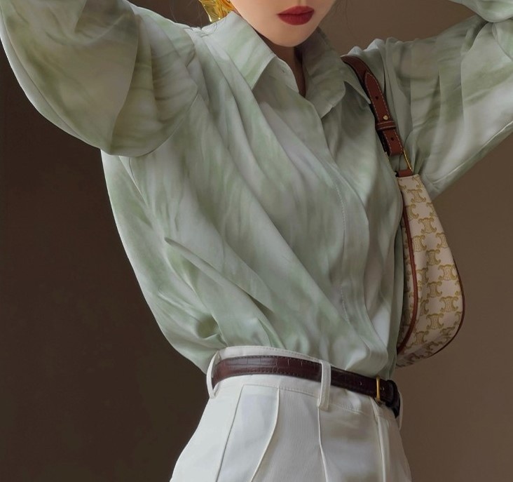 APot Of Spring Tea Gradient Ink Dyed Shirt