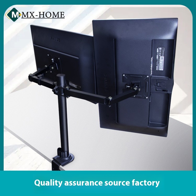 Hole-free Dual-screen Monitor Stand17-27-inch Monitor Display Stand360-degree Rotating Stand