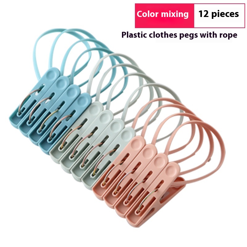 A2717 Drying Plastic Clip Clothespin Strap Clothespin Portable Clip Cool Clothespin Household Small Clip