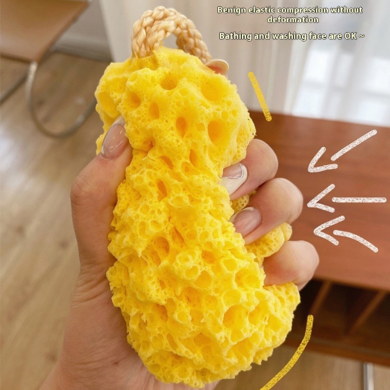 Japanese Honeycomb Bath Ball Children's Cute Bath Foam Bath Flower Girl Bath High-end Non-loose Super Soft Sponge