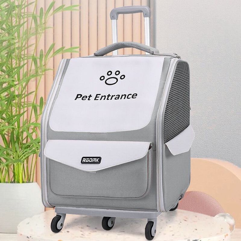 Cat Bag,Portable Portable Backpack,Large Space,Breathable Trolley Pet Bag,Foldable Pet Supplies