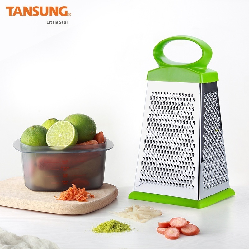 Kitchen Supplies Vegetable Cutter Four-sided Vegetable Grater Stainless Steel Potato Cutter