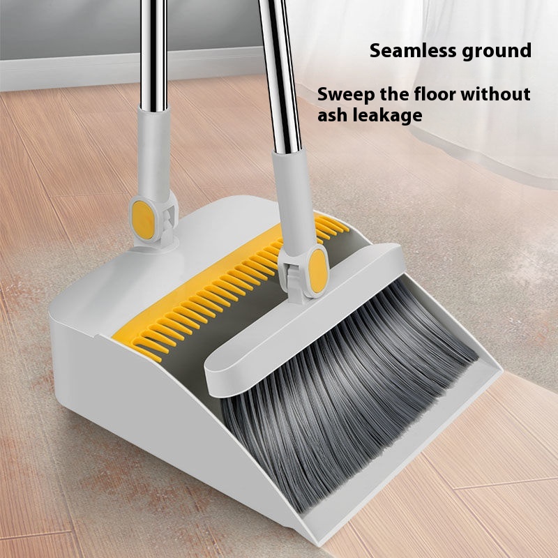Indoor Kitchen Bathroom Dormitory Multifunctional All-in-one Foldable Long Pole Durable Broom For Family Lazy People