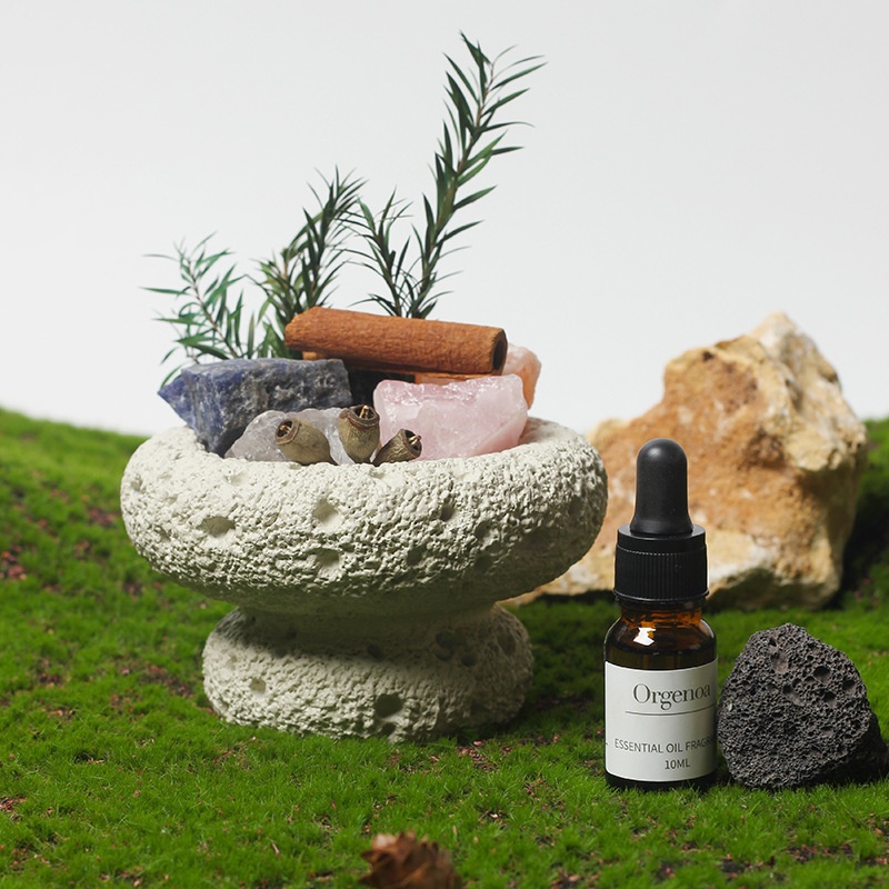 Song Dynasty Four Seasons Leisure Court Fragrance Stone Essential Oil Fragrance Decoration Lasting Fragrance Design Aromatherapy Crystal Gift Box ZB