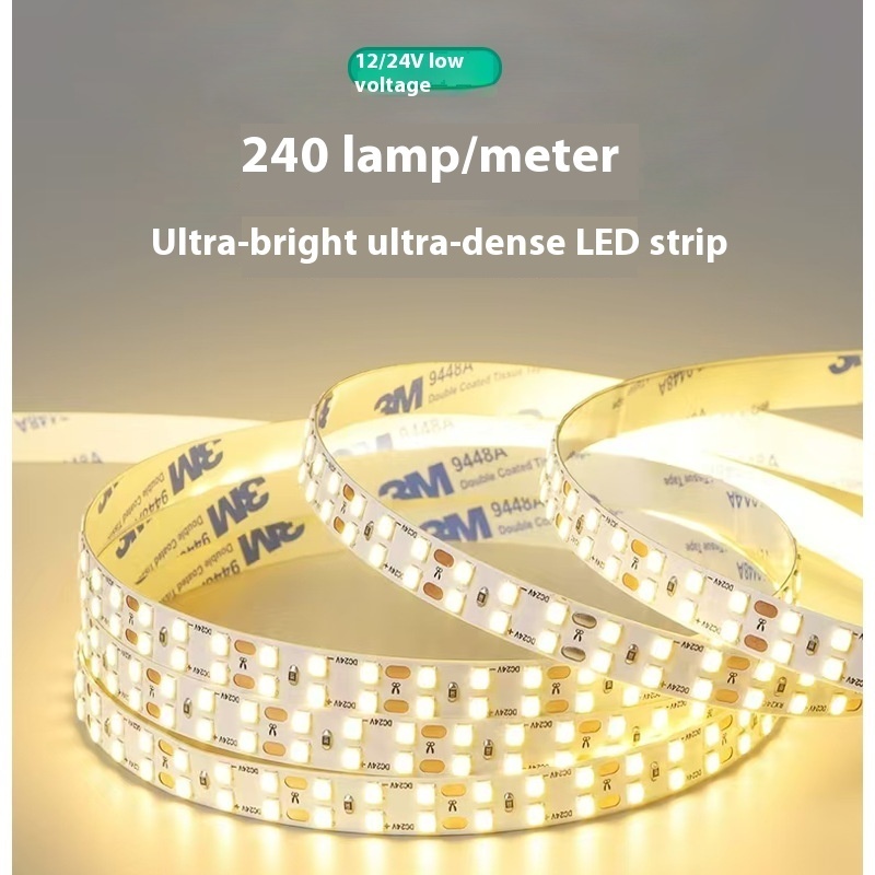 Led Flexible Light Line Light Strip Decorative Linear Light Strip Light Low Voltage Bare Board 24V12V Patch Light Strip Self-Adhesive