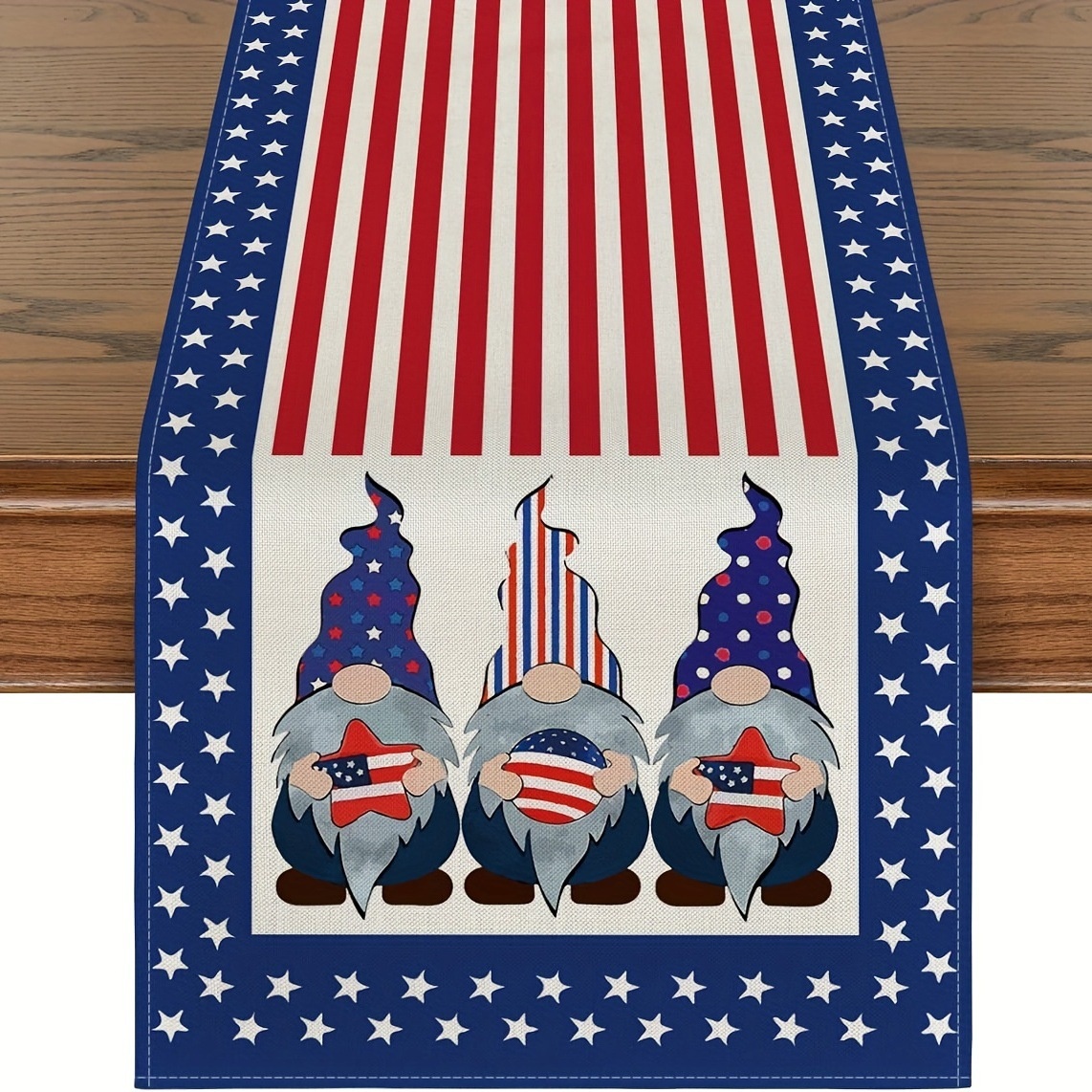 American Independence Day Holiday Rudolph Table Flag Indoor And Outdoor Decoration
