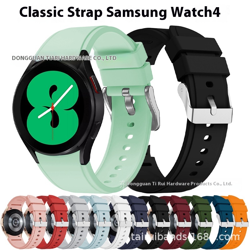 Applicable To Samsung Galaxy Watch4 Classic Official Silicone Strap Watch4/5 Universal Strap