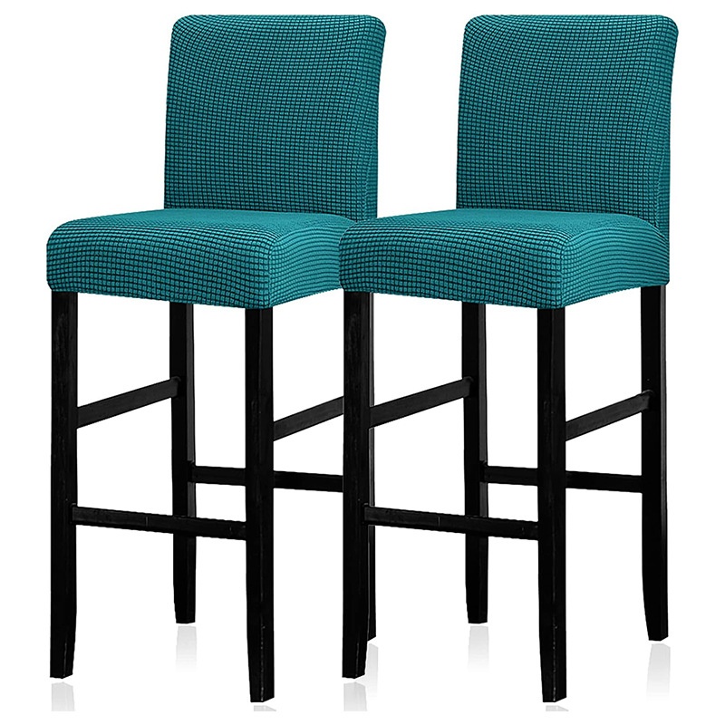 Home Hotel Rotating Bar Chair Cover Elastic Bar Counter Stool Cover Bar Stool Chair Cover